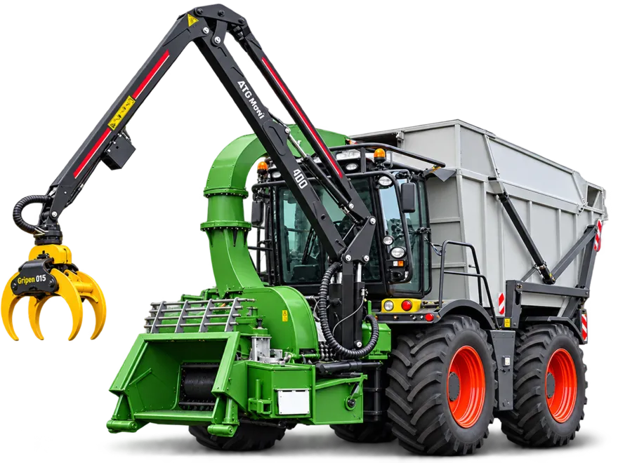 Holzhacker NHS 450F mit Seilwinde